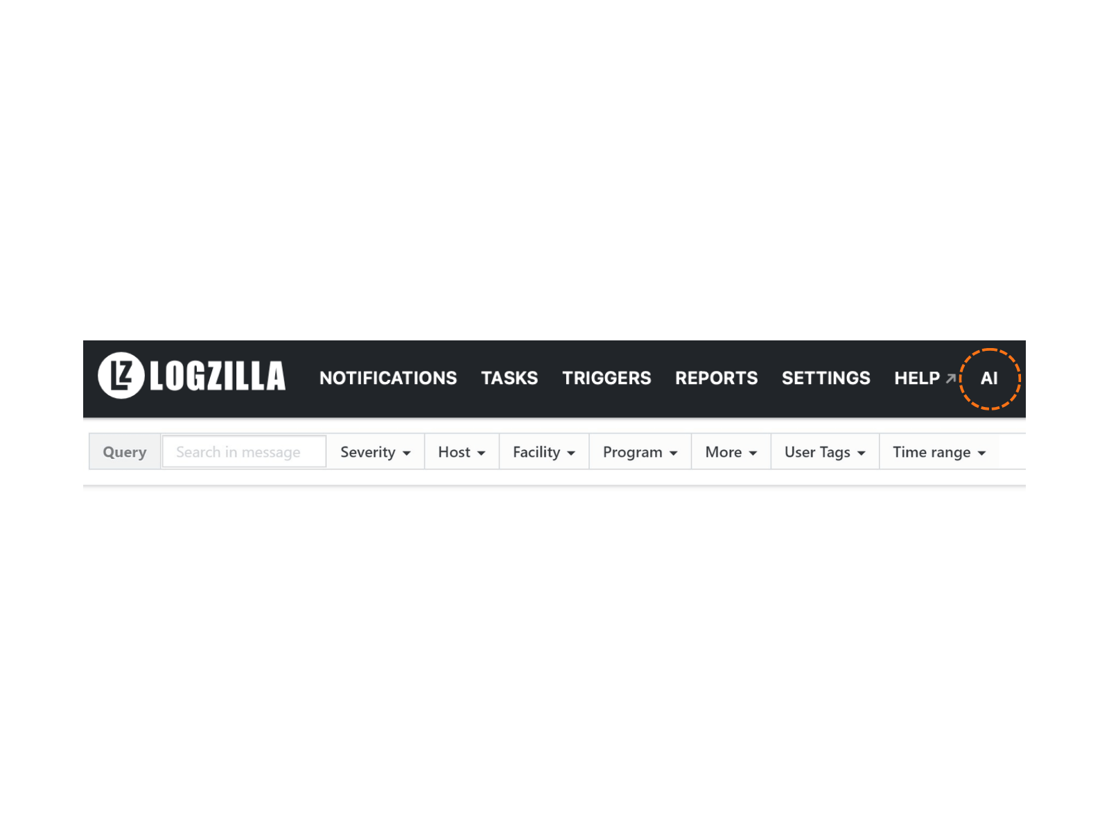 LogZilla AI link
